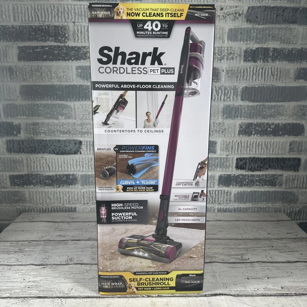 Shark Rocket Pet Pro IZ162HC Cordless Stick Vacuum HEPA Self-Cleaning NEW